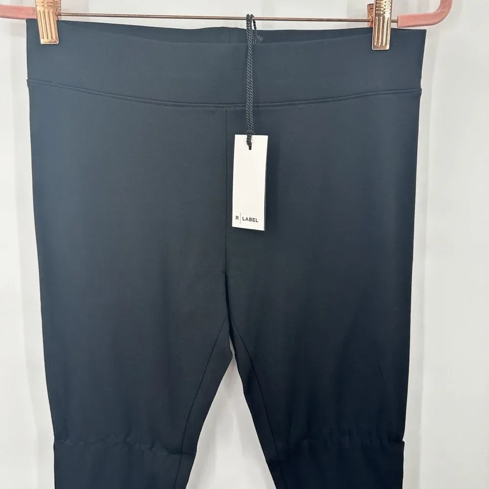 NWT R | Label The Reset Black Pull On Stretch Career Skinny Legging Trouser Sz L